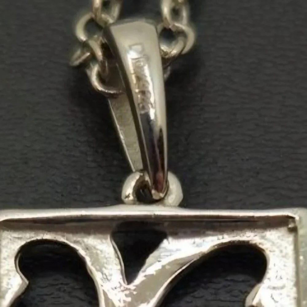 Sterling Silver Open‎ Heart Pendant